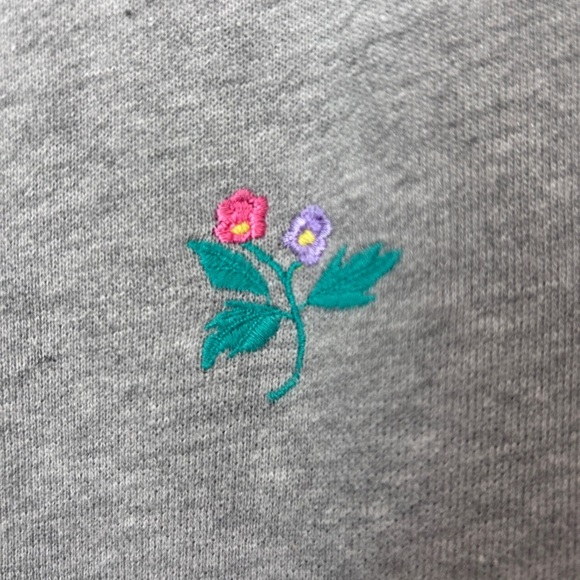 Vintage Floral High Neck Swearshirt - Picture 6 of 12